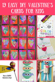 Valentine's day can be a very stressful time in preschool and kindergarten classrooms, all the cards and candy lead to lots of excitement that can be hard to contain. 19 Easy Diy Valentines Cards For Kids Totscoop Blog Valentine S Cards For Kids Homemade Valentine Cards Diy Valentines Cards