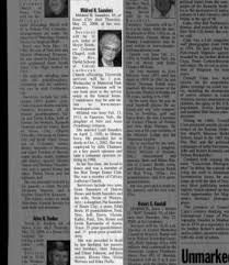 Obituary for Mildred H. Saunders, 1913-2008 (Aged 95)
