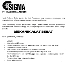 Ada perusahaan yang sedang membuka kesempatan lowongan kerja operator, alat berat, united traktor, operator, mekanik alat berat dan banyak lagi di daerah. Lowongan Kerja Operator Excavator Di Luar Negeri Terbatas Cari Kerja