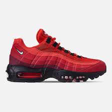 Right View Of Men S Nike Air Max 95 Og Casual Shoes In Habanero Red White University Red Nike Air Max Nike Air Max 95 Nike Shoes Air Max