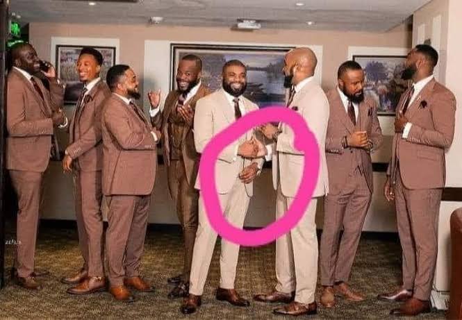 Mercy Chinwo's Husband’s Unusual Hand Shake with Banky W 