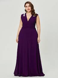 Abendkleider lang oder auch knielang eignen sich für solch einen anlass besonders gut. Abendkleider Lang Grosse Grossen Brautjungfer Kleider Fur Mollige V Ausschnitt Dunkelgrun Chiffon