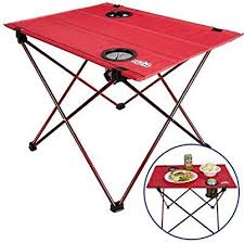 Amazon Com Portable Picnic And Camping Table Collapsible Accordion Aluminum Frame Washable Cloth Table Camping Table Portable Camping Chair Camping Chairs