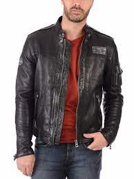 New Men Black Leather Jacket Genuine Lambskin Stylist Bomber Coat Biker Sh 343 Leather Jacket Jackets Bomber Coat