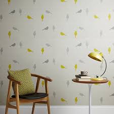 John Lewis Bird On A Wire Wallpaper Putty Living Room Inspiration Interior Room Inspiration