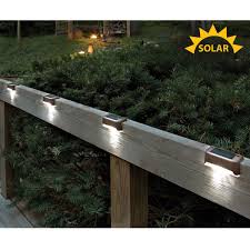 Solar Led Deck Lights Set Of 4 Outdoor Solar Lights Led Deck Lighting Landscape Lighting Design