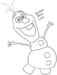 How To Draw Olaf The Snowman From Frozen With Easy Steps Tutorial How To Draw Step By Step Drawing Tutorials Olaf Drawing Easy Drawings Easy Christmas Drawings