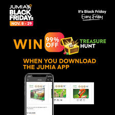 Jumia Nigeria On Twitter Get Ready For Jumiablackfridays Click Https T Co Dkmausu4bg To Download The Jumia App Today Win 99 Off During Treasure Hunt Tgibfs Https T Co Glnceoog68