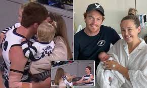 Geelong forward gary rohan marked his milestone afl game by stepping out at the mcg with his new partner and his young daughters. Mystery Brunette Linked To Gary Rohan Is Spotted With The Afl Star Again At His 150th Game Daily Mail Online