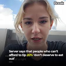 Eating out is a privilege, not a right. If you cannot afford to tip 20%,  you can't afford to eat out."