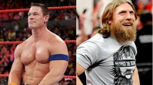 Sporting a moustache and goatee. John Cena Changes Up His Look Daniel Bryan Trashes Big Cass