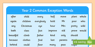 This puzzling new word game combines a word search with a jumble. Year 2 Common Exception Words Primary Education Resources