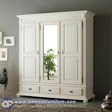 160 cm x 60 cm x 210 cm. Jual Lemari Pakaian Minimalis Klasik Mewah 3 Pintu Kaca Cermin