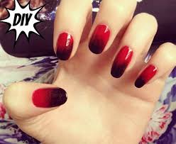 Black And Red Nail Art Ideas Ombre Nails Diy Use The Colors Of Your Prom Dress Nail Art Diy Red Nail Art Red Nail Art Designs