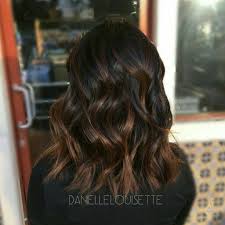 pin von dinsu ip auf haar mittellange haare frisuren einfach balayage kurze haare dunkle haare mit strahnen