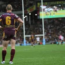 Darren Lockyer Looking Over Suncorp Stadium As He Plays One Of His Final Games What A Legend Darren Lockyer Brisbane Broncos Rugby League