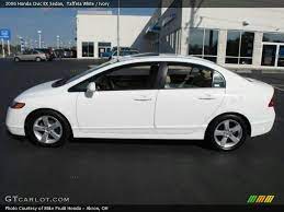 White 2006 Honda Civic Ex Sedan 2006 Honda Civic Honda Civic Ex Honda