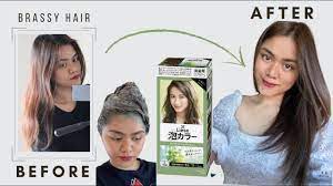 I usually colour my hair with a blond dye to get my hair a little lighter. Liese Bubble Hair Color Milk Tea Brown Diy Hair Dye Review Tutorial 2021 Youtube