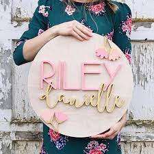 Wooden Name Sign Wooden Name Signs Baby Name Signs Nursery Name Decor