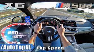 Bmw X6 G06 M50d Quad Turbo Top Speed On Autobahn No Speed Limit By Autotopnl Youtube