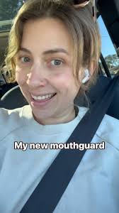 It’s called middle age, sweetie, look it up. #mouthguard #stress #parenting