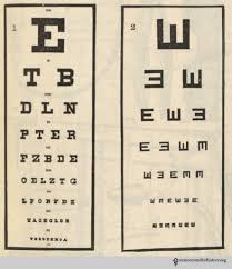 eye chart books health and history