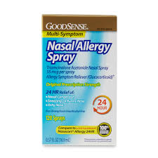 If you suffer from seasonal allergies, a nasal spray can help relieve your symptoms. Goodsense Nasal Allergy Spray 120 Sprays