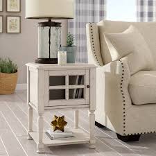 Bezons End Table With Storage End Tables With Storage End Tables Farmhouse End Tables