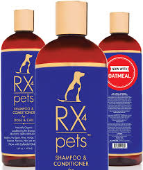 The ingredients in this shampoo can really help a dog's skin and coat health. Amazon Com Rx4 Dog Cat Shampoo Conditioner Naturally Organic Oatmeal Aloe Puppy Treatment Supplies Relief For Smelly Pets Dry Itchy Skin No More Scratching 16oz