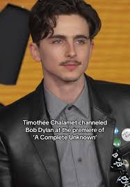 Timothee Chalamet Screaming Bob Dylan