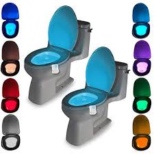 8 Colors Waterproof Backlight Toilet Seat Night Light For Toilet Bowl Led Wc Toilet Light Glow Party Supplies Aliexpress