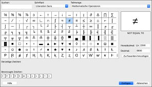 Es ist sicherlich nicht das größte problem in excel. Ungleich Zeichen Auf Windows Und Mac Z B Fur Word Und Excel