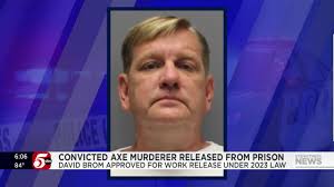 Convicted axe murderer released from prison to a work release program in  the Twin Cities