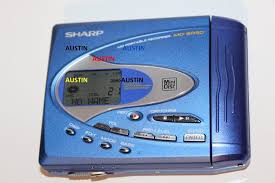 Sharp Md Sr50 Minidisc Recorder With Sony Microphone Minidisc Players Recorders Audio Headphones Headphones With Microphone