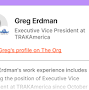 Profile Picture of Greg Erdman - Executive Vice President at TRAKAmerica - The Orgon Google