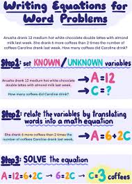 Equation Word Problems Examples Practice Expii