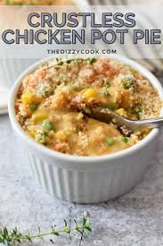 Crustless Chicken Pot Pie Recipe In 2020 Easy Chicken Pot Pie Recipe Chicken Pot Easy Chicken Pot Pie