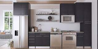 I always use my kreg shelf pin jig.* however, for melamine, i switch over to a 1/4″ brad tip bit and use the collar that. Modern Grey Matte Melamine Kitchen Cabinet Op15 M12 Oppein The Largest Cabinetry Manufacturer In Asia