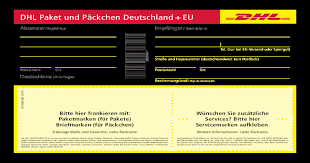 Ich möchte ein päckchen mit der deutschen post versenden. Dhl Versandschein Pdf Document