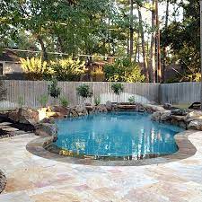 Add a hot tub to your deck or patio for a relaxing backyard oasis. Photos Sparkling Swimming Pools Pools Backyard Inground Small Backyard Pools Relaxing Backyard