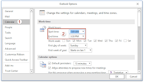 How To Change Time Range For Outlook Calendar
