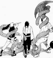 Sasuke Stops Jugo And Suigetsu Anime Naruto Naruto Drawings Naruto