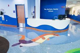 Serving overland park and the surrounding area. Children S Mercy Hospital East Clinic Kansas City Mo Tz Contractor Desco Coatings Photographer Steve Puppe Terrazzo Design Terrazzo Design