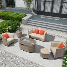 Compareclick to add item backyard creations® palmer sectional seating patio set to the compare list. China Lawn Furniture Outdoor Sectional Patio Sofas Furniture Couch With Outdoor Stools China Rattan Sofa Set Garden Sets