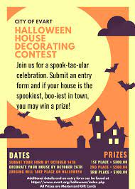 Now through october 31, 2020; Evart Plans Halloween Decorating Contest