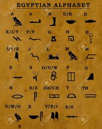 , es ist aber nicht gesichert, ob die schrift nicht schon früher entstand. Alten Agyptischen Alphabet Auf Alten Papier Lizenzfreie Fotos Bilder Und Stock Fotografie Image 4590095