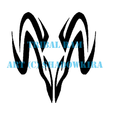 Rams fighting is a sign of strength for many people. Tribal Ram Tattoo By Shadowkira On Deviantart