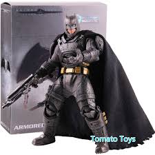 Henry cavill, amy adams, diane lane and others. Dc Toys Mezco 1 12 Batman V Superman Dawn Of Justice Armored Batman Action Figures Toytoys Gifts Shopee Malaysia