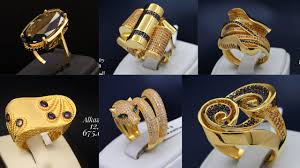 اقوى موديلات الخواتم 2020 من صياغه الكوثر the most gorgeous gold rings for ladies 21k gold only youtube