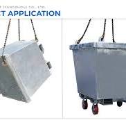 Crane Lift Skip Waste Bin with Lifting Lugs Heavy Duty Crane ...